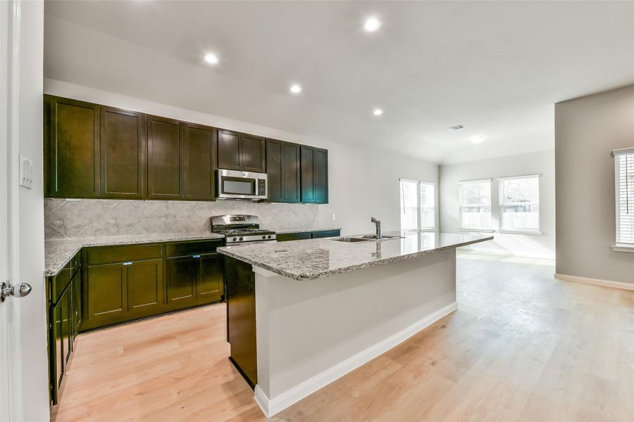 Furnished interior view inside a new home in King Oaks Village, Baytown (Image 9).