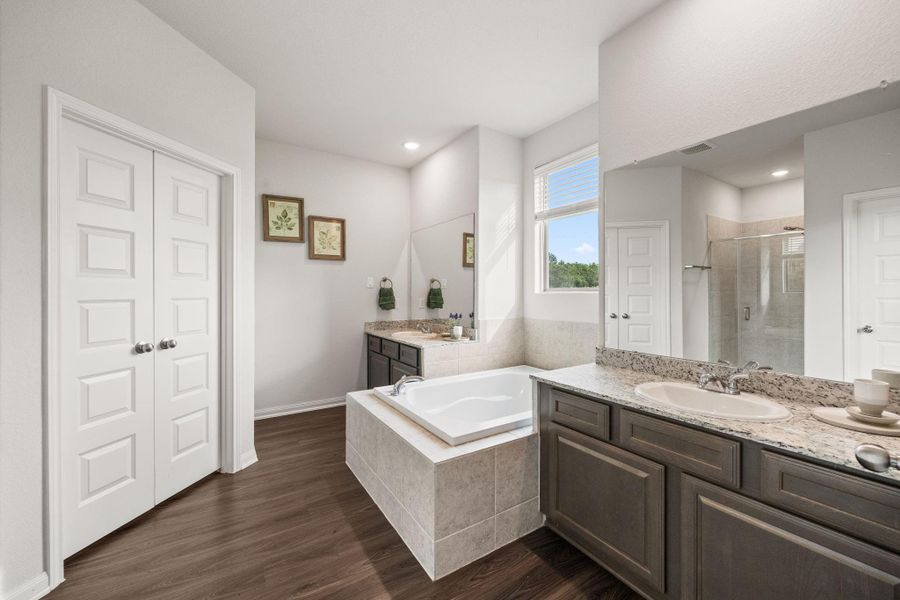 Furnished interior view inside a new home in , Needville (Image 14).