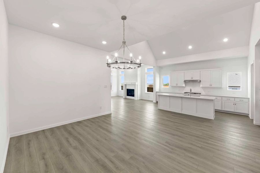 Open Kitchen-Dining Room Representative Photo