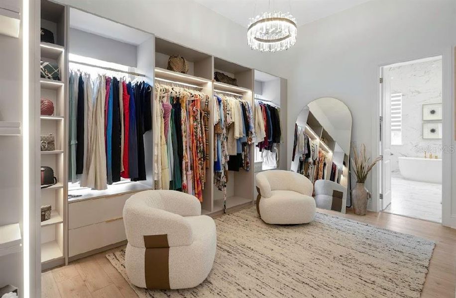 Furnished interior view inside a new home in , Montverde (Image 46).