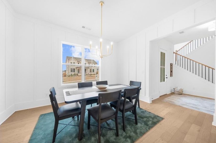 Furnished interior view inside a new home in , Canton (Image 6).