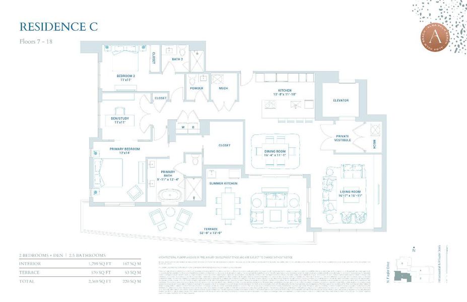 Residence C Floors 7-18