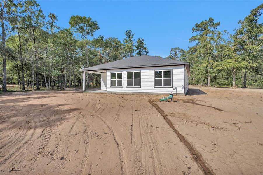 A view of the property from Right Rear corner