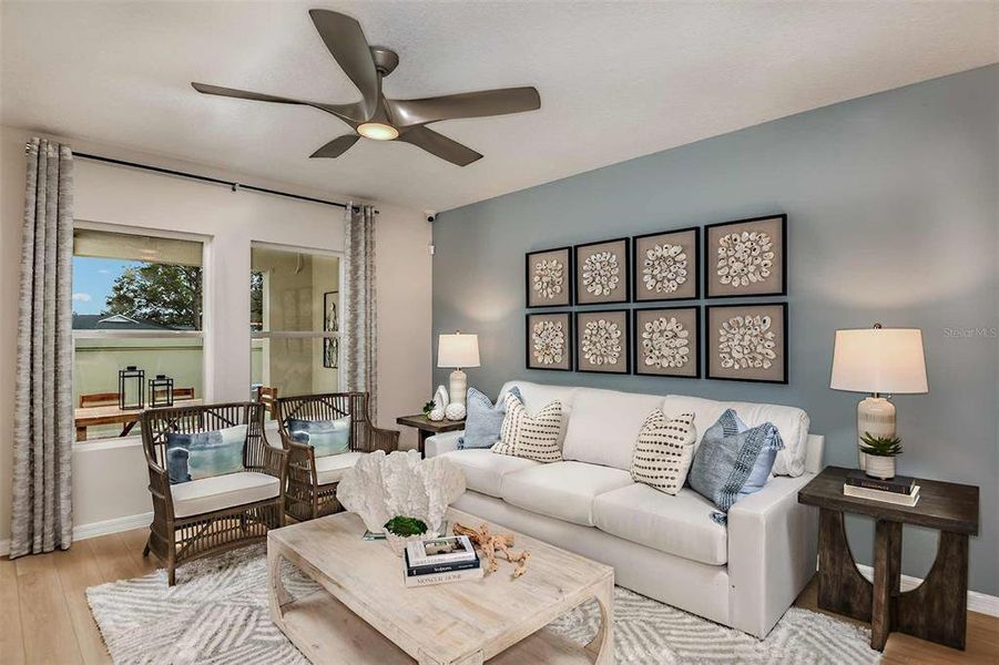 Furnished interior view inside a new home in , Haines City (Image 16). Furnished interior view inside a new home in , Haines City (Image 16).