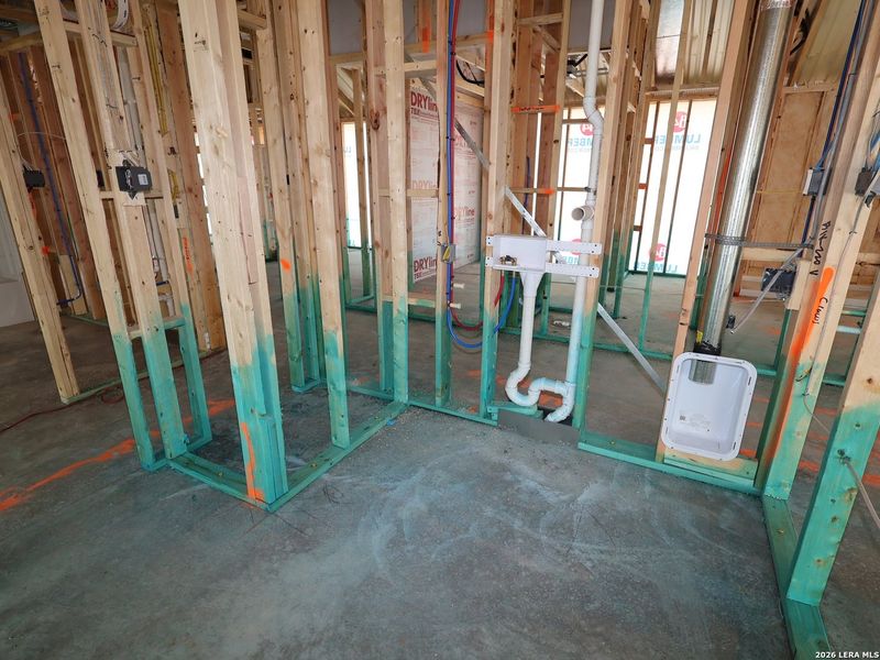 In-progress construction of a new home in Hickory Ridge, Elmendorf, TX (Image 19).