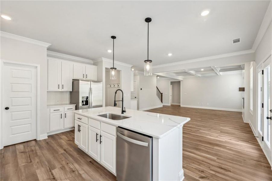 Furnished interior view inside a new home in Fowler Farms, Auburn (Image 31).