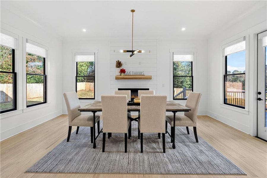 Furnished interior view inside a new home in , Marietta (Image 61).