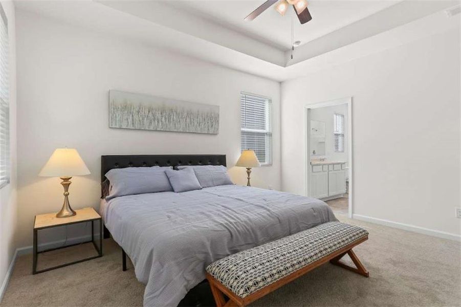 Furnished interior view inside a new home in The Villages at Oakshire, Atlanta (Image 19).