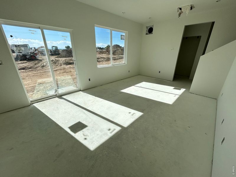 In-progress construction of a new home in Liberty Draw, Evans, CO (Image 39).