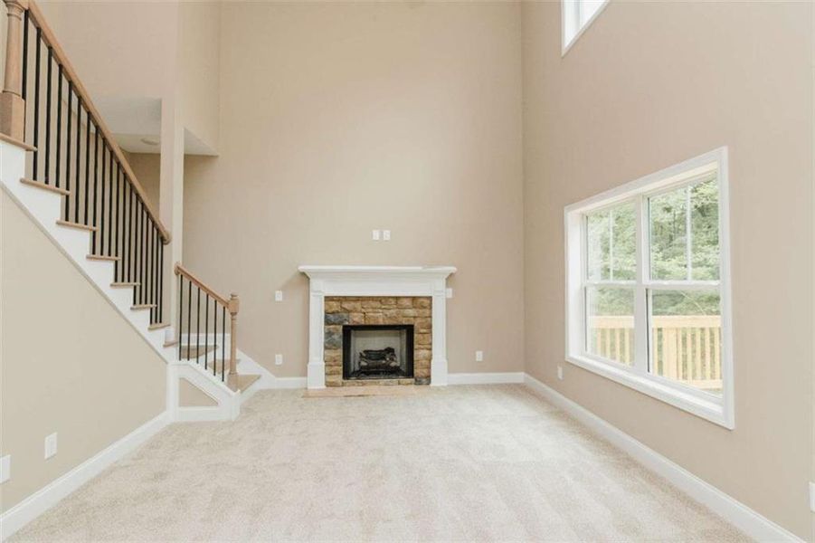 Spacious, unfurnished interior of a new home in , Douglasville (Image 79). Spacious, unfurnished interior of a new home in , Douglasville (Image 79).