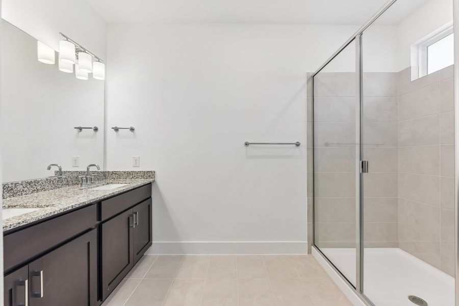 Furnished interior view inside a new home in Freedom at Anthem, Kyle (Image 8).