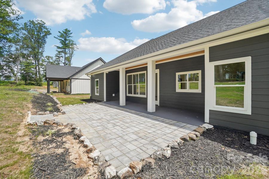 Exterior details and patio area of a home in , Hendersonville (Image 30).