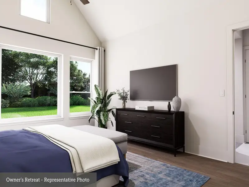 REPRESENTATIVE PHOTO: Cathedral ceiling at Master