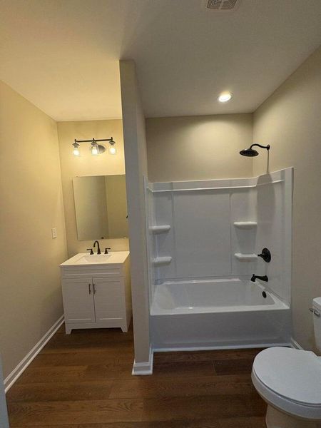 Furnished interior view inside a new home in , Santee (Image 3).