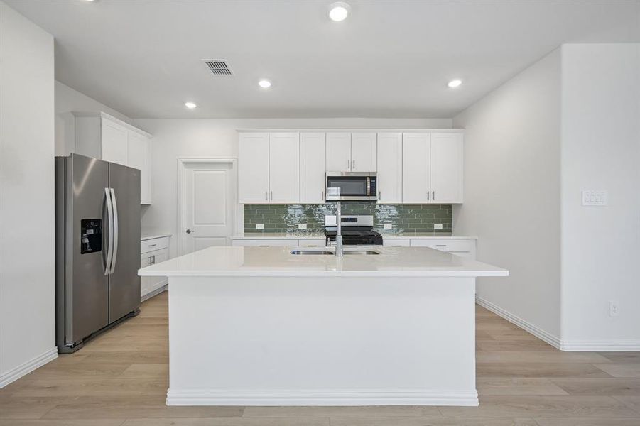 Furnished interior view inside a new home in Parks at Foster Crossing - Spring Series, Anna (Image 8).