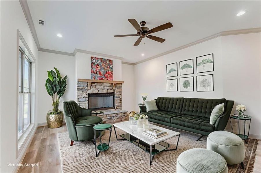 Furnished interior view inside a new home in , Rome (Image 11). Furnished interior view inside a new home in , Rome (Image 11).