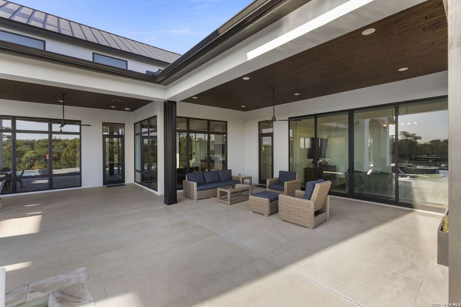 Exterior details and patio area of a home in , San Antonio (Image 31). Exterior details and patio area of a home in , San Antonio (Image 31).