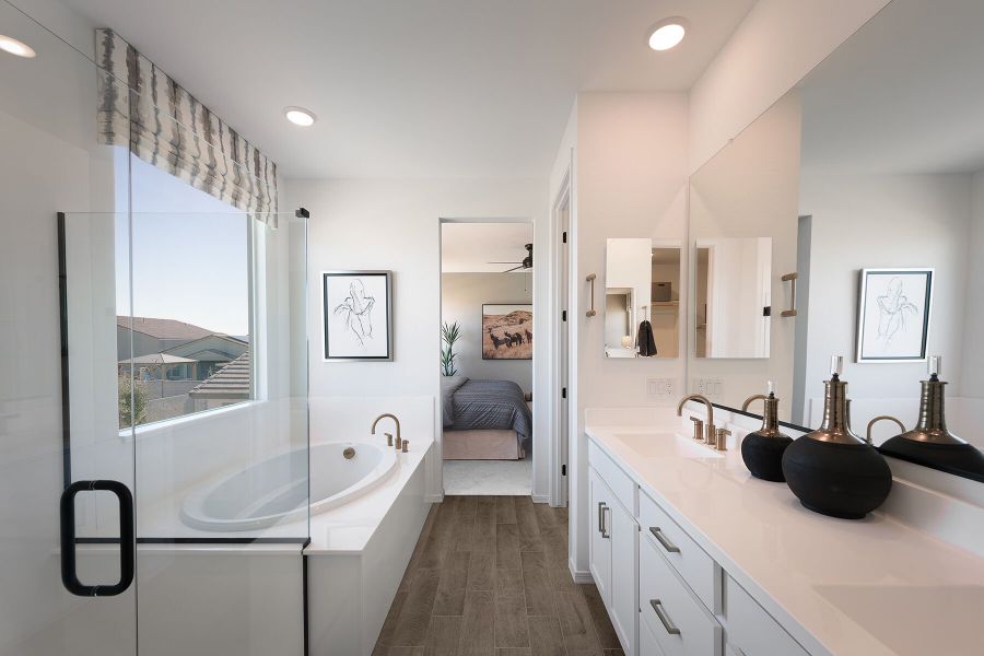 Representative furnished interior of a home built from the Sienna by Mattamy Homes in Empire Pointe, Queen Creek (Image 9).
