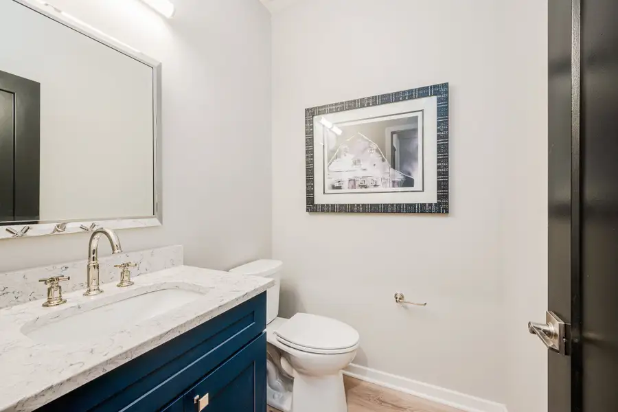 Representative furnished interior of a home built from the Olive by Fischer Homes in Leeland Farms, Fuquay Varina (Image 17).
