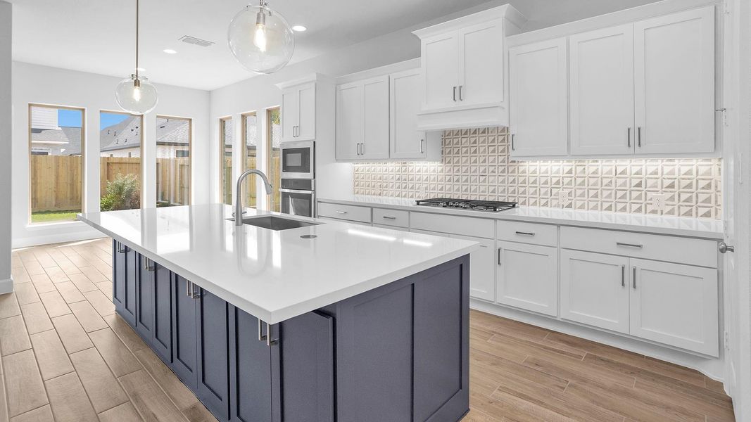 Furnished interior view inside a new home in Riceland 60', Mont Belvieu (Image 5). Furnished interior view inside a new home in Riceland 60', Mont Belvieu (Image 5).