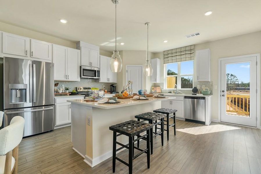 Furnished interior view inside a new home in Chandler Run, Tucker (Image 16).