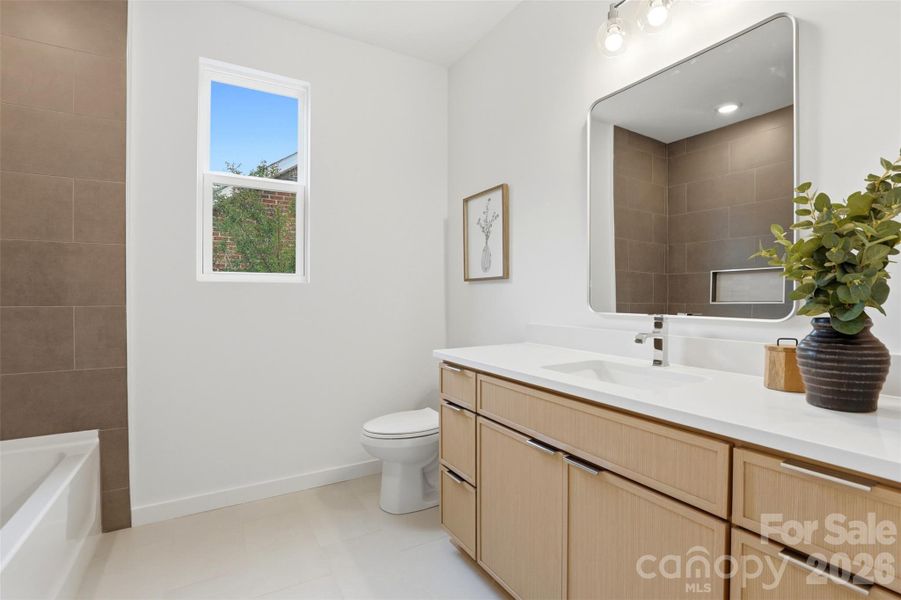 Furnished interior view inside a new home in , Charlotte (Image 31). Furnished interior view inside a new home in , Charlotte (Image 31).