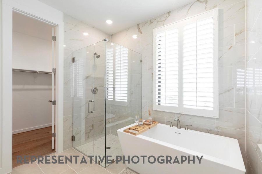 Furnished interior view inside a new home in Easton Park, Austin (Image 16).