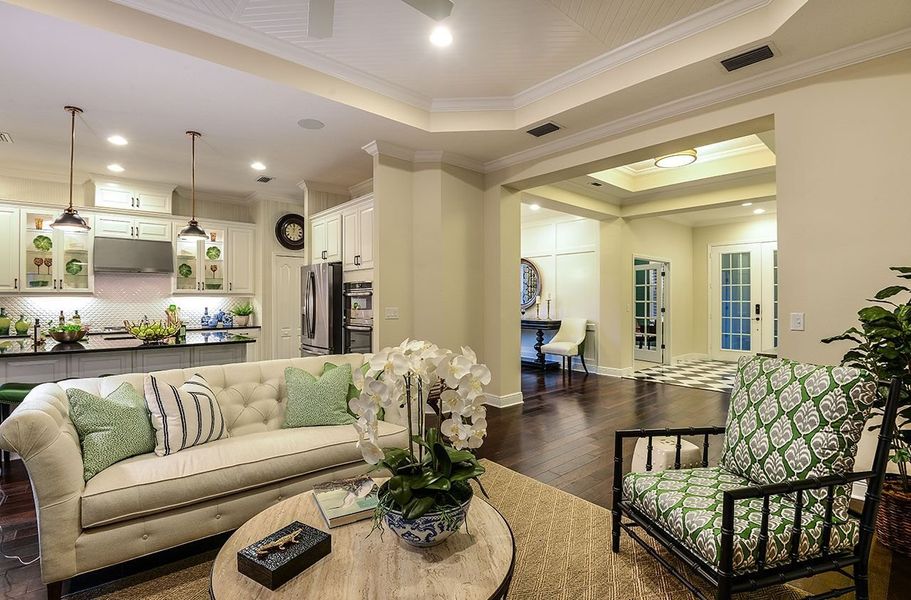 Representative furnished interior of a home built from the Sea Star by Neal Communities in Canoe Creek, Parrish (Image 4). Representative furnished interior of a home built from the Sea Star by Neal Communities in Canoe Creek, Parrish (Image 4).