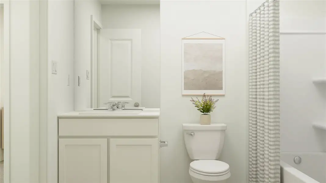 Furnished interior view inside a new home in Firefly Pointe, Hutto (Image 36).