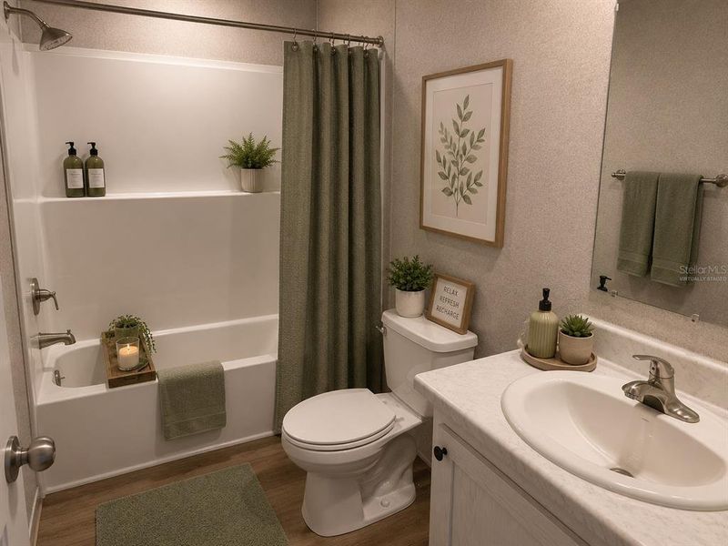 Furnished interior view inside a new home in , New Port Richey (Image 6). Furnished interior view inside a new home in , New Port Richey (Image 6).