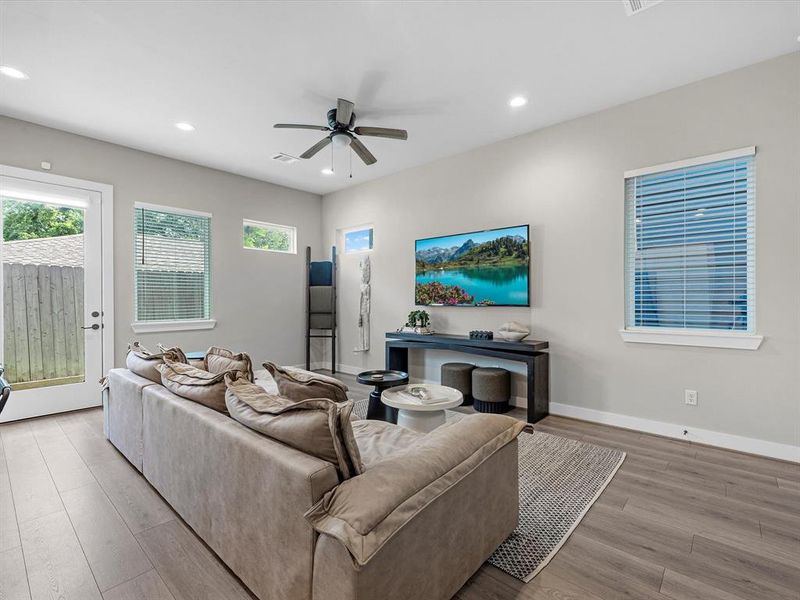 Furnished interior view inside a new home in , Houston (Image 12).