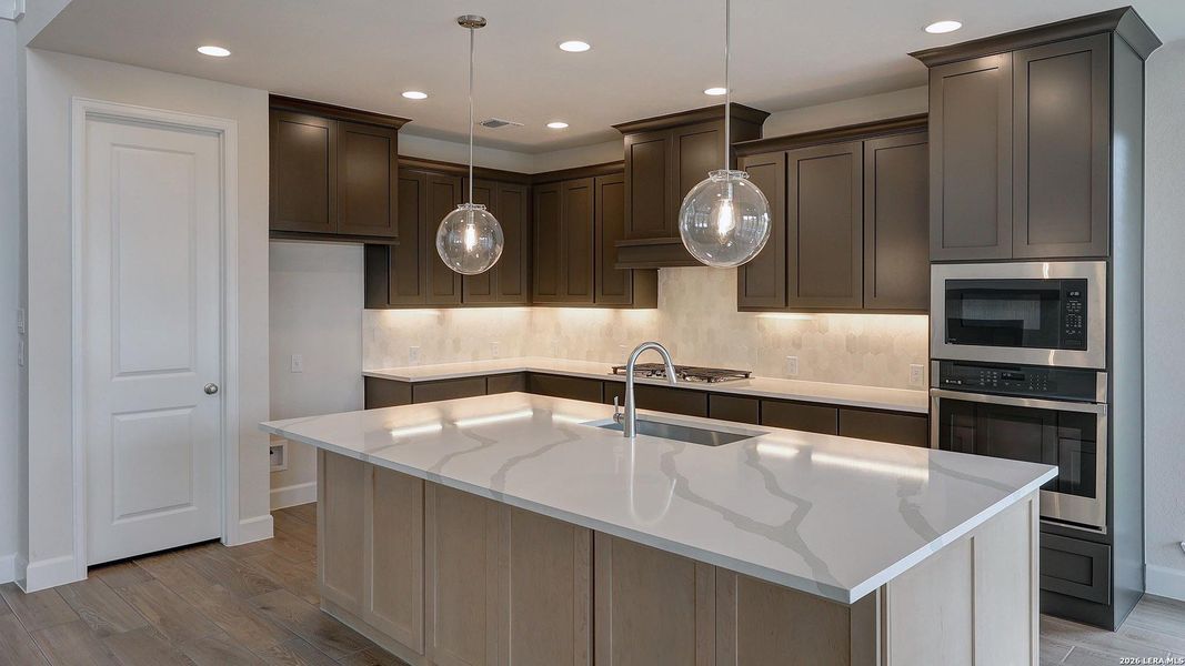 Furnished interior view inside a new home in Haby Hill, San Antonio (Image 8).