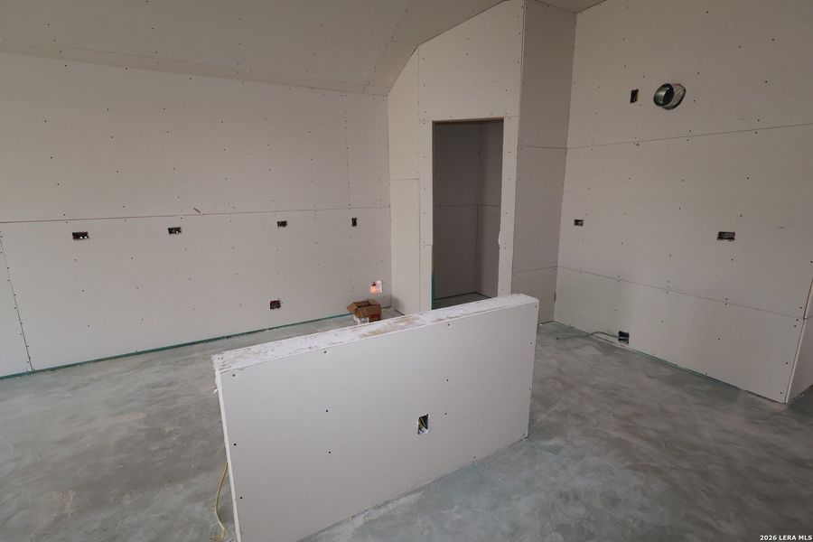 In-progress construction of a new home in Meadows at Clear Springs, New Braunfels, TX (Image 19). In-progress construction of a new home in Meadows at Clear Springs, New Braunfels, TX (Image 19).