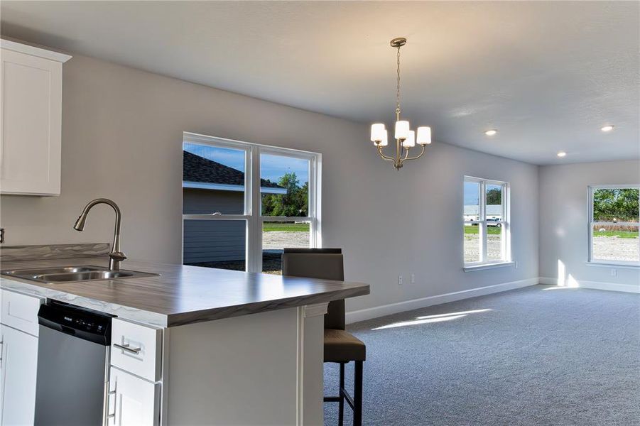Furnished interior view inside a new home in Rolling Hills, Bell (Image 5).