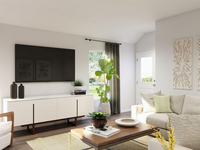 Furnished interior view inside a new home in Christian Meadows, Ennis (Image 9). Furnished interior view inside a new home in Christian Meadows, Ennis (Image 9).