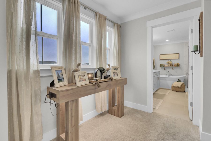 Furnished interior view inside a new home in Lochton, Summerville (Image 48).