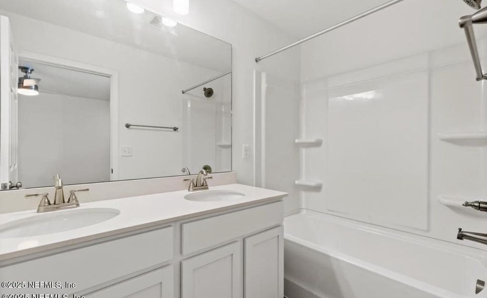 Furnished interior view inside a new home in , Jacksonville (Image 8). Furnished interior view inside a new home in , Jacksonville (Image 8).