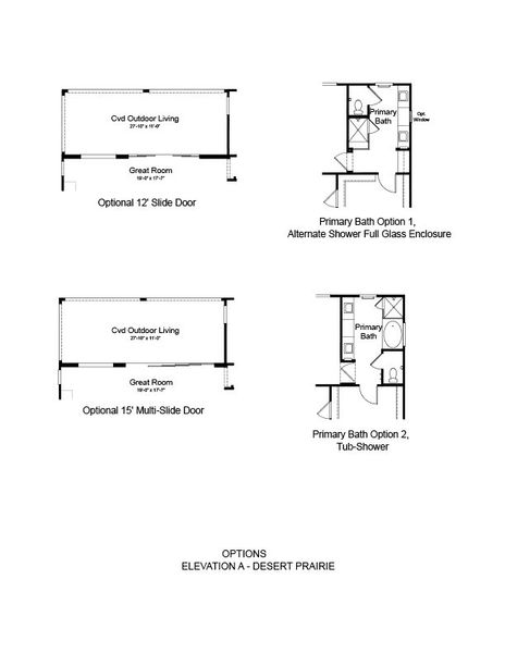 2D floor plan layout of this home in Meridian, San Tan Valley, AZ (Image 3).