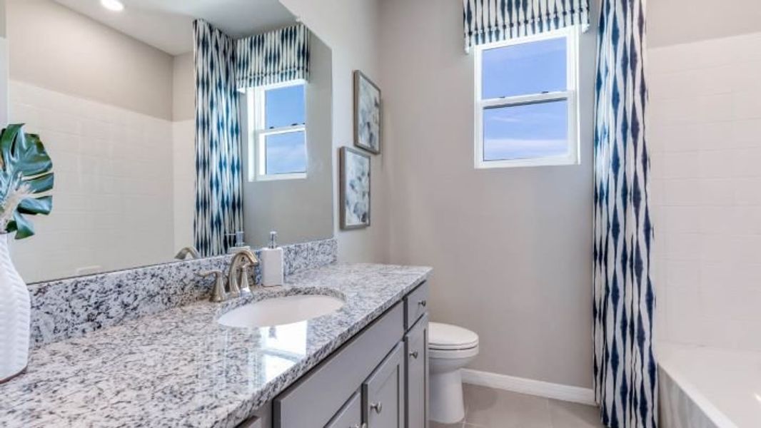 Furnished interior view inside a new home in Star Farms at Lakewood Ranch, Bradenton (Image 13).