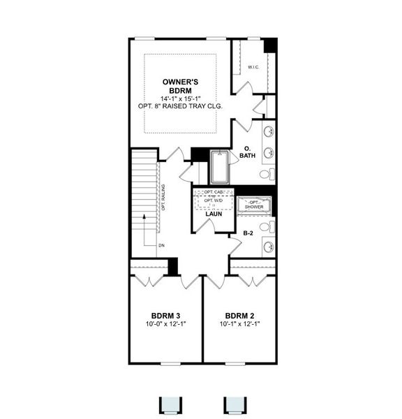 2D floor plan layout of this home in Aberdeen, Charlotte, NC (Image 5).