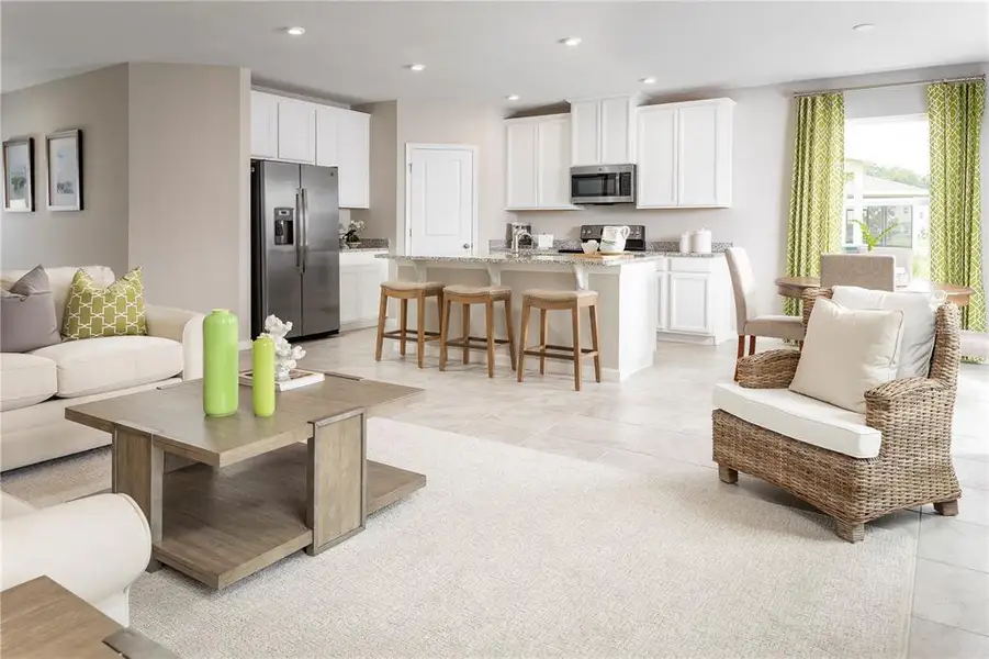 Furnished interior view inside a new home in Ashton Covey, Winter Haven (Image 9).