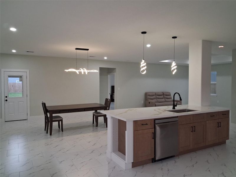 Furnished interior view inside a new home in , Cleveland (Image 9).