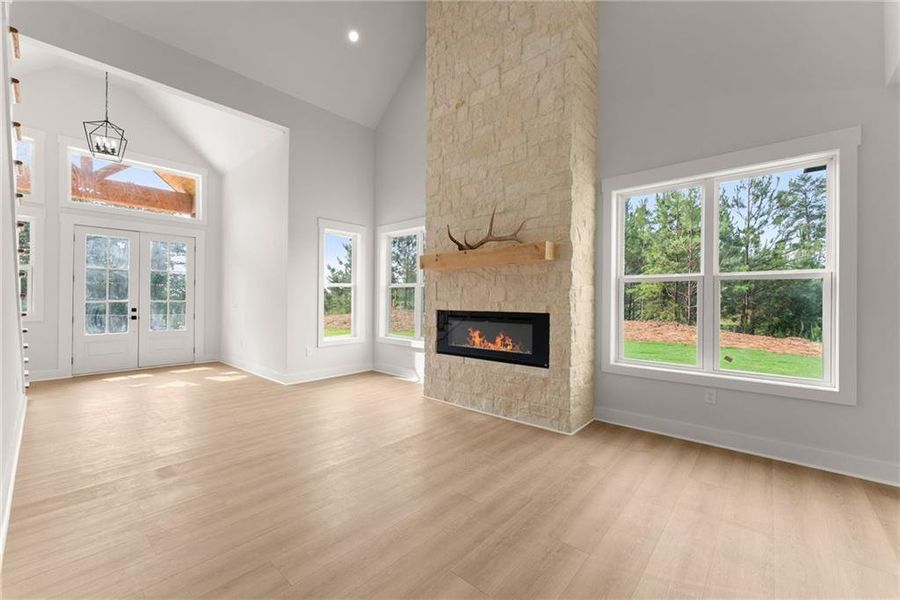 Spacious, unfurnished interior of a new home in , Buford (Image 29).