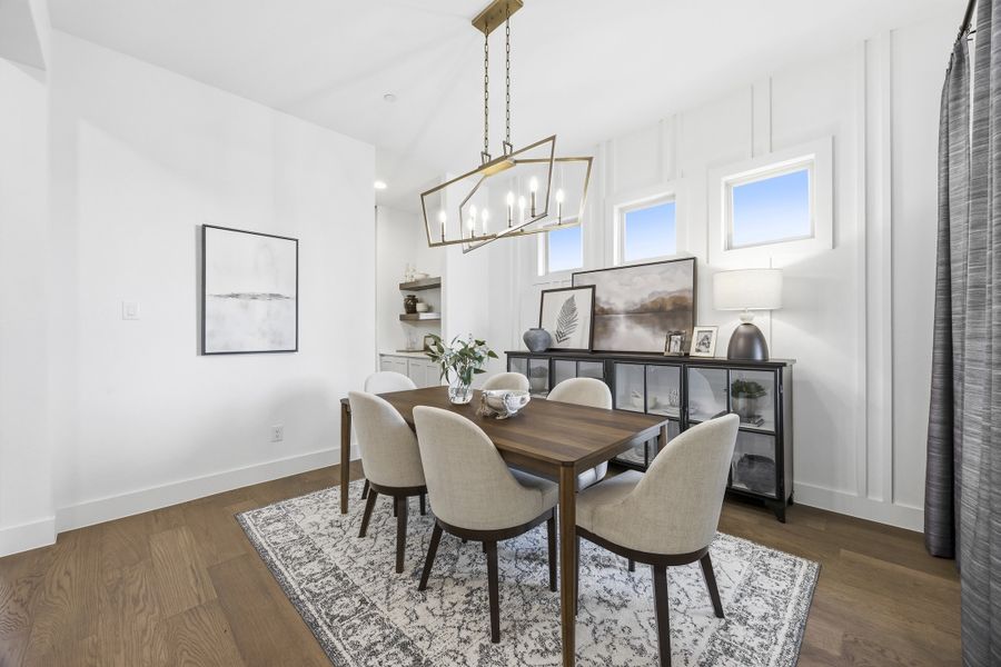 Representative furnished interior of a home built from the Victoria by Windsor Homes in Oak Ridge Park, Corinth (Image 9).