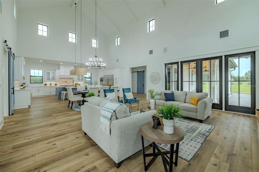 Furnished interior view inside a new home in , Lithia (Image 35).