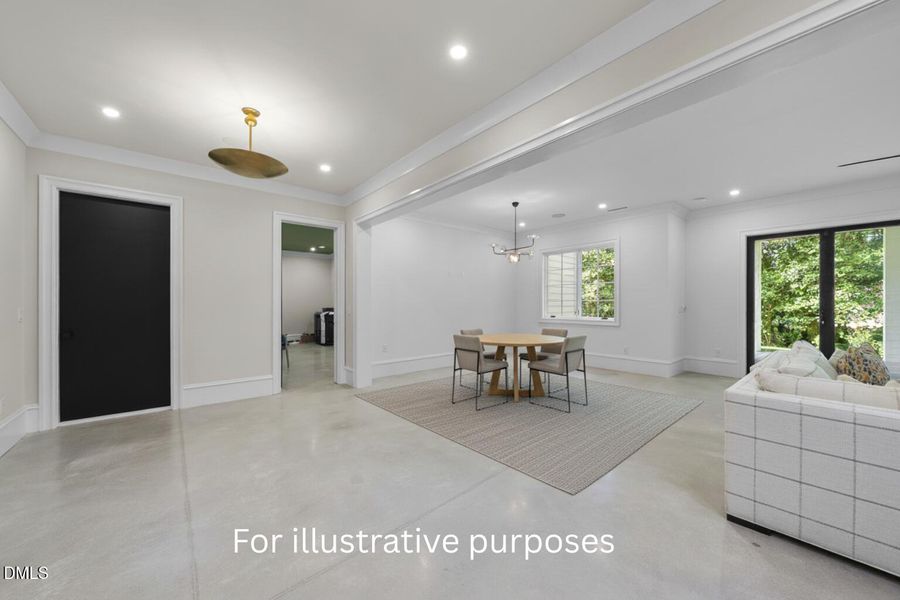 For Illustrative purposes (lower level s