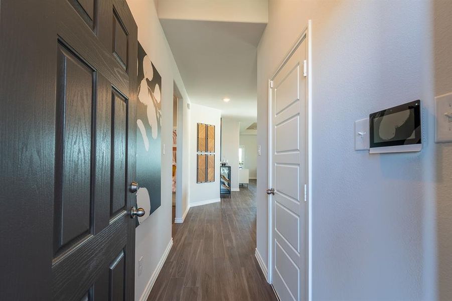 Furnished interior view inside a new home in Retreat at Fossil Creek, Fort Worth (Image 4).