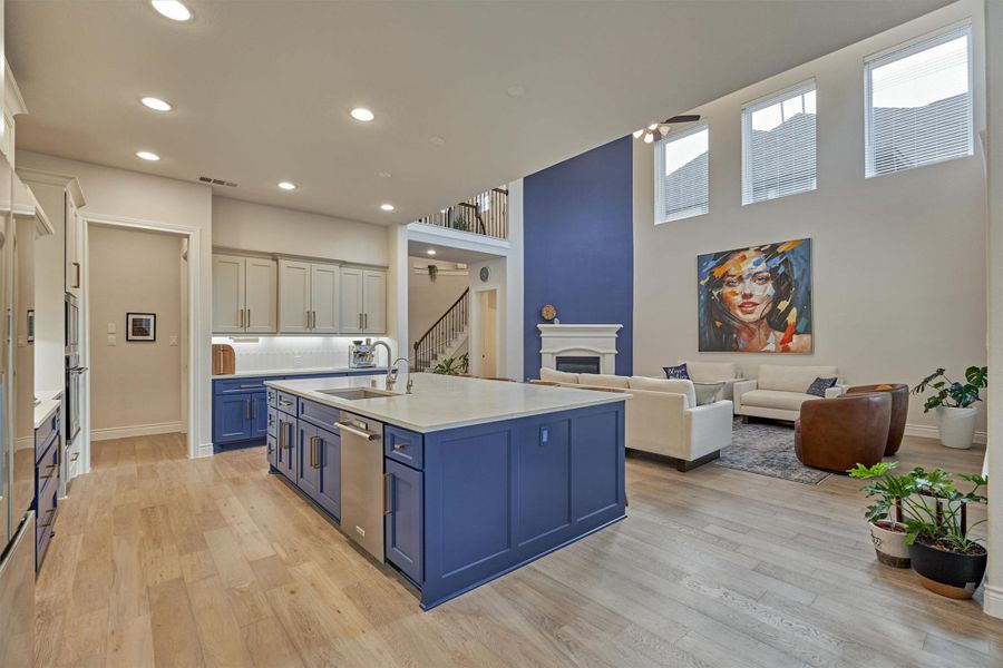 Furnished interior view inside a new home in Audubon 60', Magnolia (Image 28).