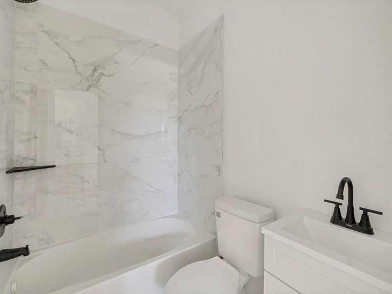 Furnished interior view inside a new home in , Dallas (Image 13).