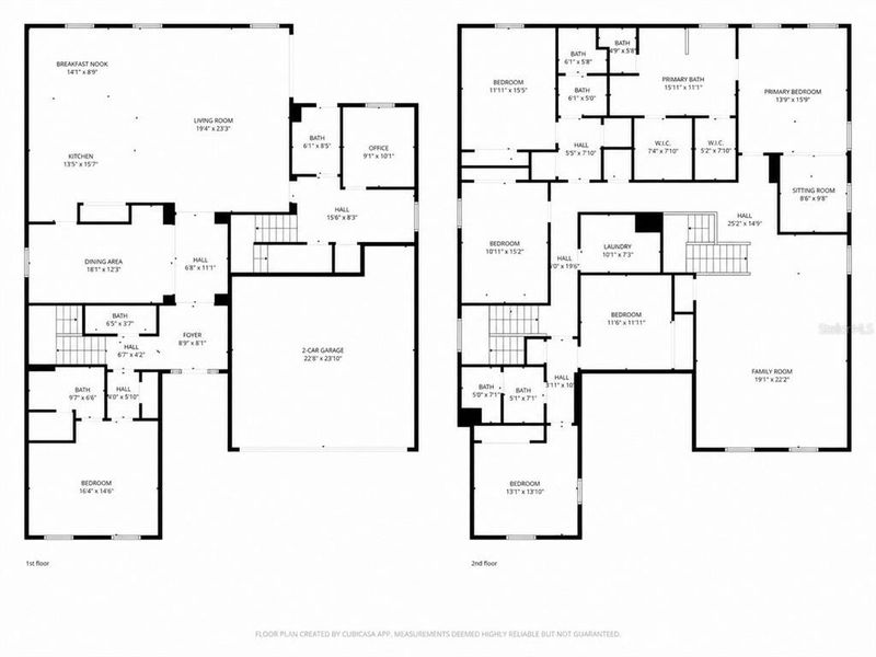 2D floor plan layout of this home in Bargrove Estates, Mount Dora, FL (Image 7). 2D floor plan layout of this home in Bargrove Estates, Mount Dora, FL (Image 7).